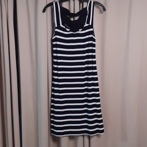 🌶 Saint Tropez West, Small, Black and While dress - Picture 3 of 7